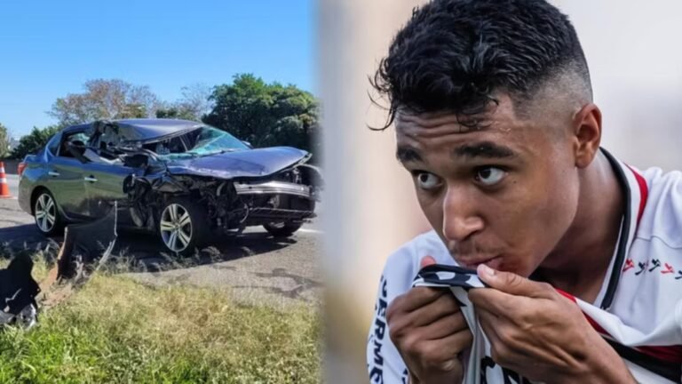 Jogador do Bragantino continua internado na UTI após acidente de carro “O caso segue estável, porém, grave” diz o hospital