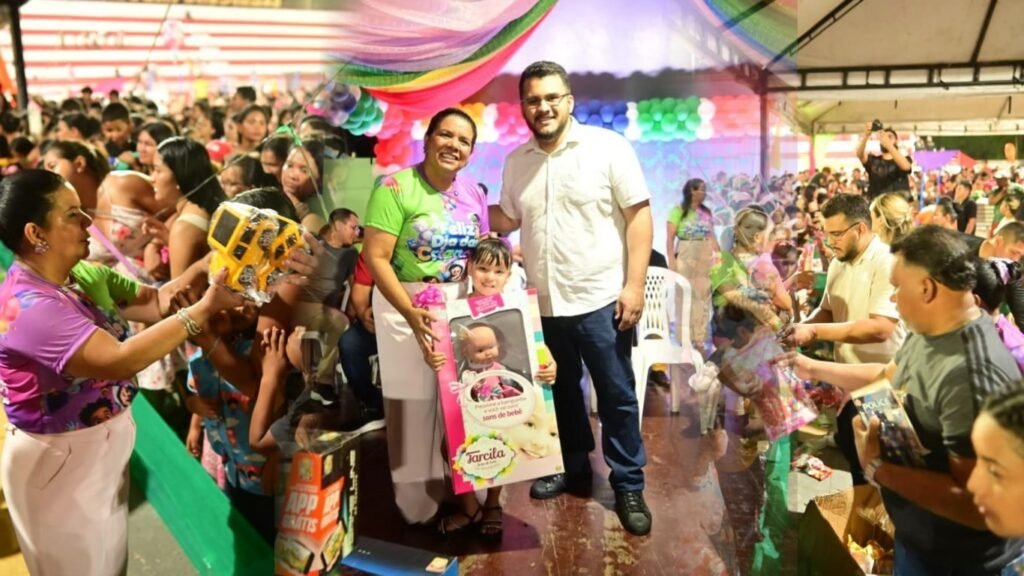 Prefeitura de Nova Olinda do Norte realiza evento especial em homenagem ao Dia das Crianças