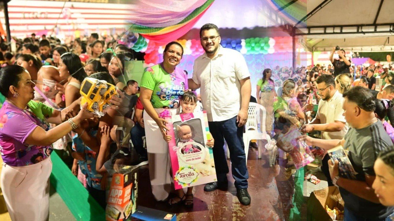 Prefeitura de Nova Olinda do Norte realiza evento especial em homenagem ao Dia das Crianças
