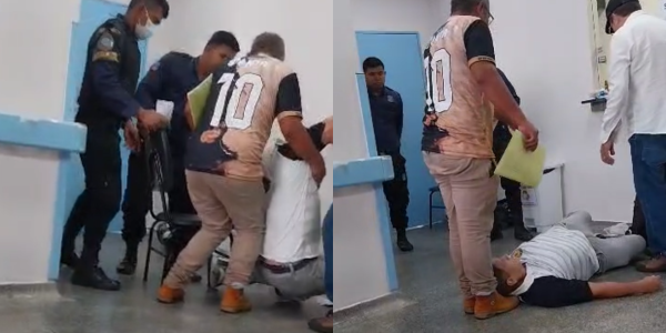 “Não me deixe morrer” disse o paciente colocado sobre o chão do Hospital João Lúcio em Manaus; veja vídeo