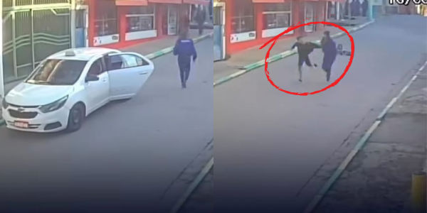 Homem tenta sequestrar menino no meio da rua, mas é impedido por moradores; câmeras registram ação em São Paulo; veja vídeo