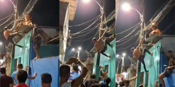 Ladrão "Homem-Aranha" leva corretivo da população após tentativa frustrada de assalto; veja vídeo