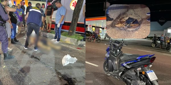 “Buraco da morte”: mulher grávida de 8 meses morre em acidente causado por cratera na Djalma Batista, em Manaus