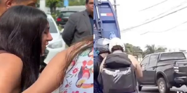 Urgente: jovem morre e mulher fica ferida após carro bater em árvore na Av. André Araújo; veja vídeo