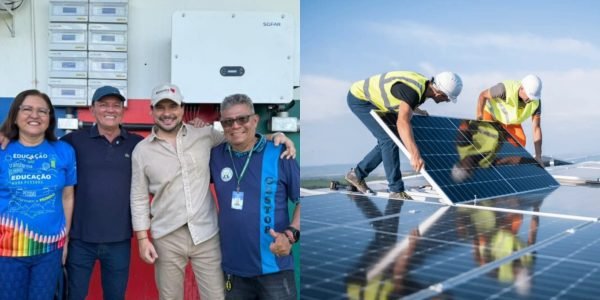 Capitão Alberto Neto inaugura sistema de energia solar em escolas de Humaitá; veja vídeo