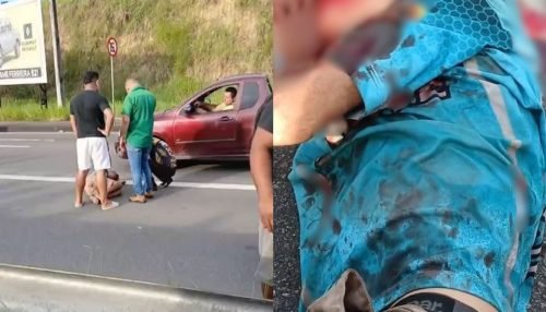 Homem suspeito de estUpr0 é espanc4do por populares e fica gravemente ferido na Avenida das Torres, em Manaus; veja vídeo