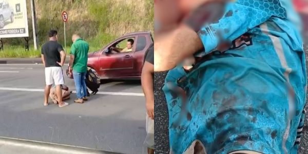 Homem suspeito de estUpr0 é espanc4do por populares e fica gravemente ferido na Avenida das Torres, em Manaus; veja vídeo