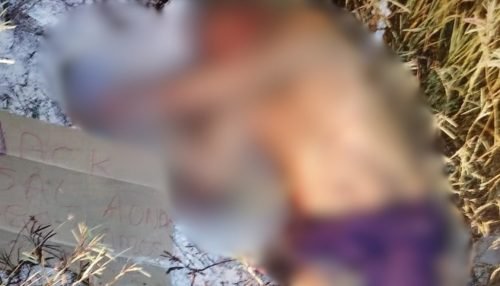 Homem é encontrado morto com mãos amarradas e placa com frase enigmática em Manaus