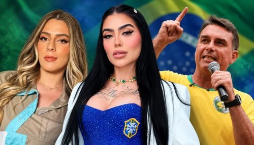Malevola critica MC Mirella por declarar voto em Flávio Bolsonaro: “Não tem nada de conservadora”